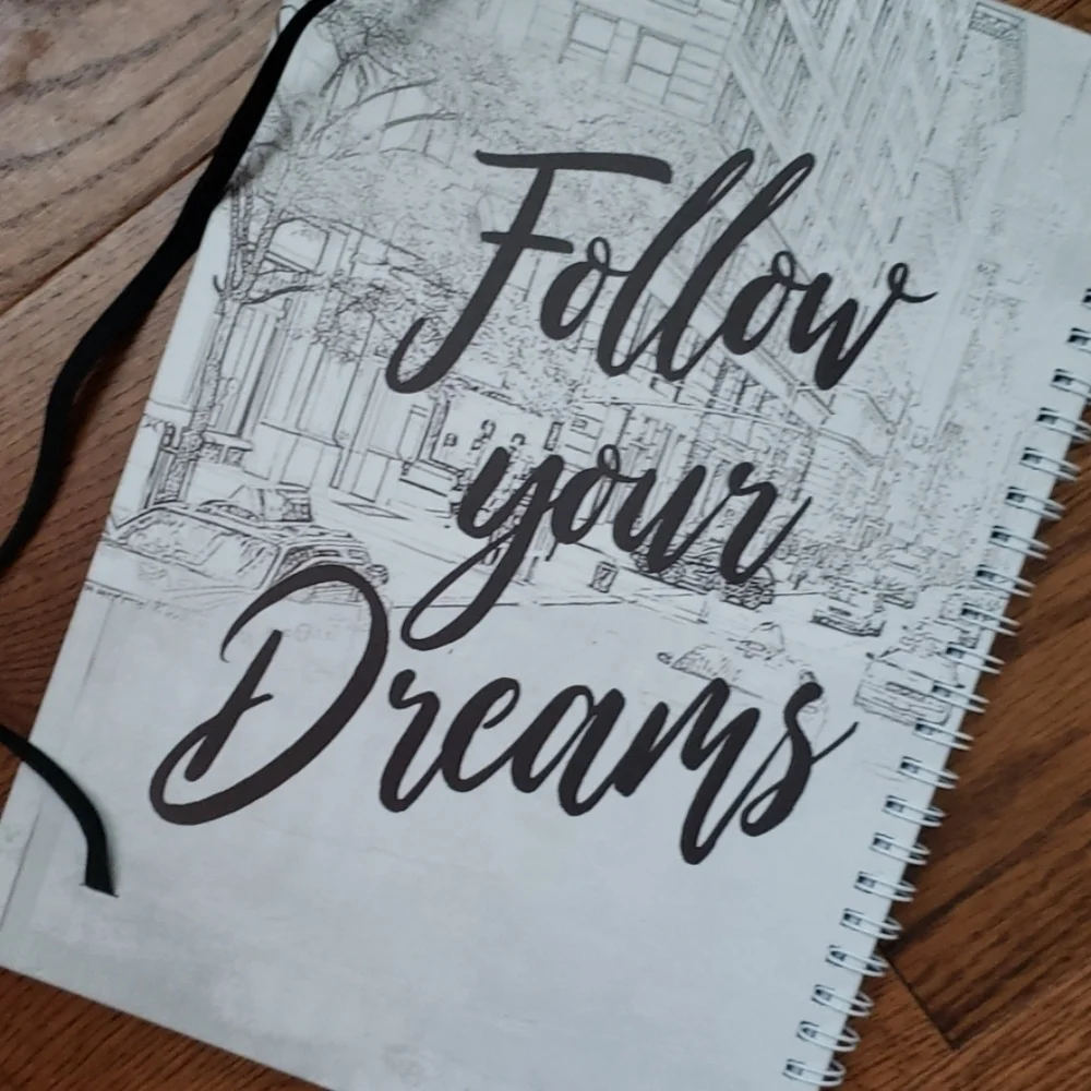 𝅺follow your dream journal. NWOT